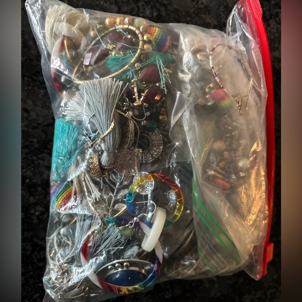 Almost 5 lbs of wearable earrings